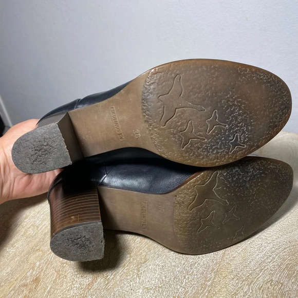 Pikalonos 36 heeled lace up bootie black - Picture 6 of 10